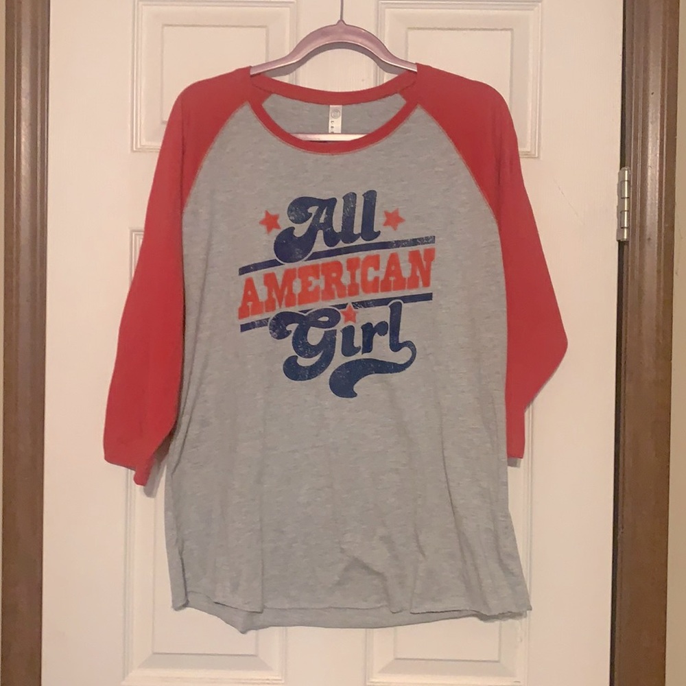 All American Girl Raglan T-Shirt